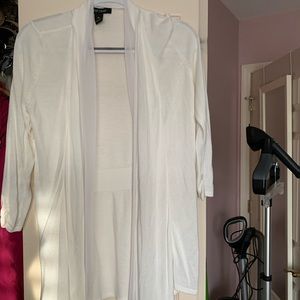 White cardigan from White House Black Market  size Medium